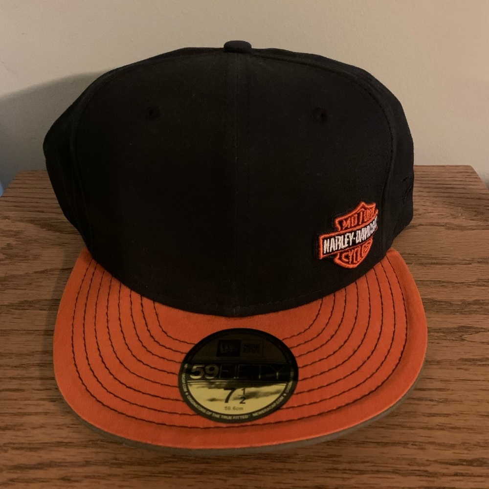 Harley Davidson Fitted Hat 7.5 NWT